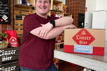 Gewinner mit Linzer Bier Edelstahl